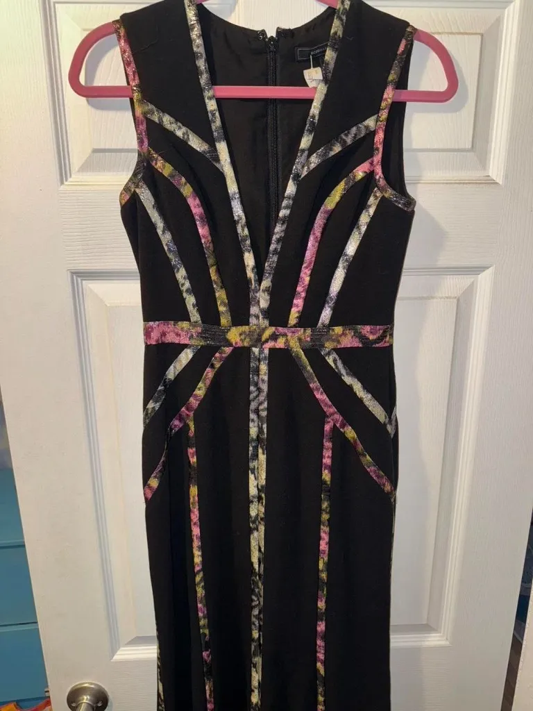 BCBGMAXAZRIA Women's Hilaria V-Neck Evening Gown - Image 3