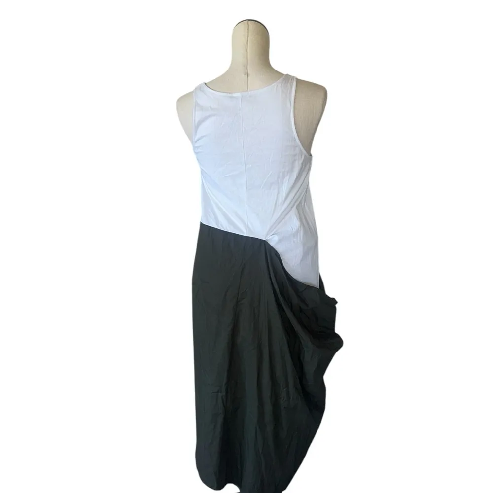 NWOT ZARA MATCHING POPLIN DRESS Green White Rare Bloggers Fave Small - Image 7