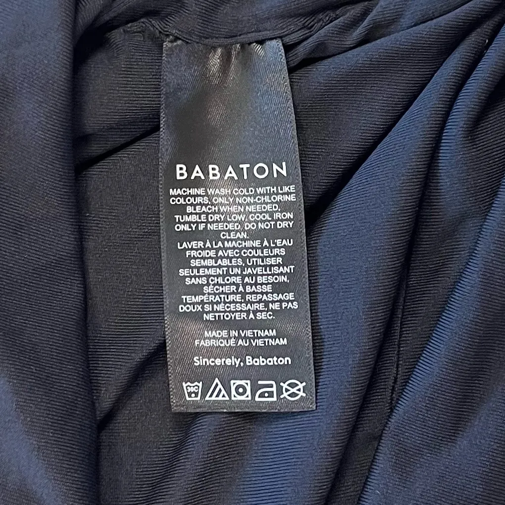 Babaton x  Aritzia Contour Ruched Cami Mini Dress in Black Medium - Image 13