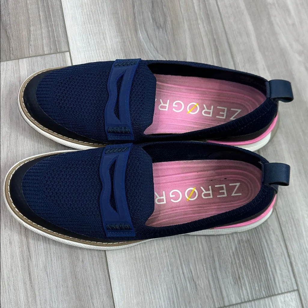 Cole Haan zero ground navy lightweight loafers size 7 - Image 5