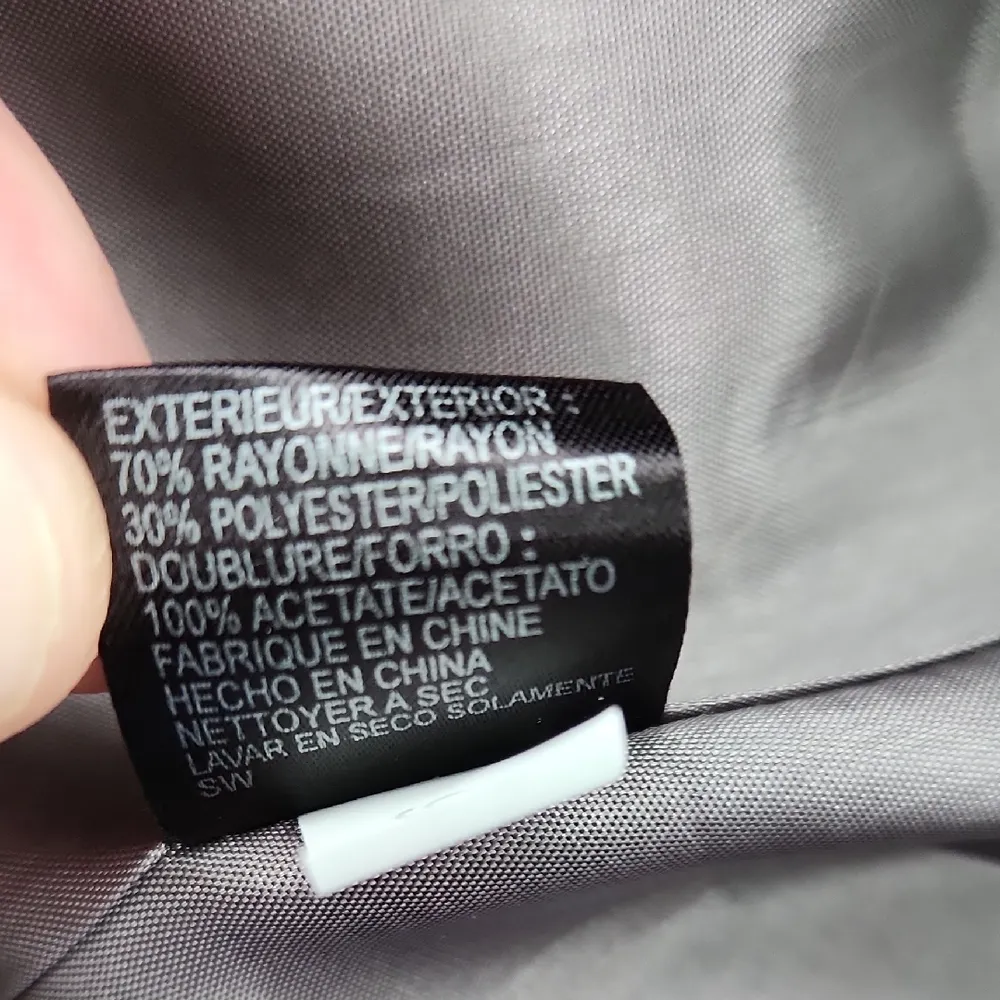 Tahari Arthur S. Levine Sheath Dress Sleeveless Gray 14 - Image 5