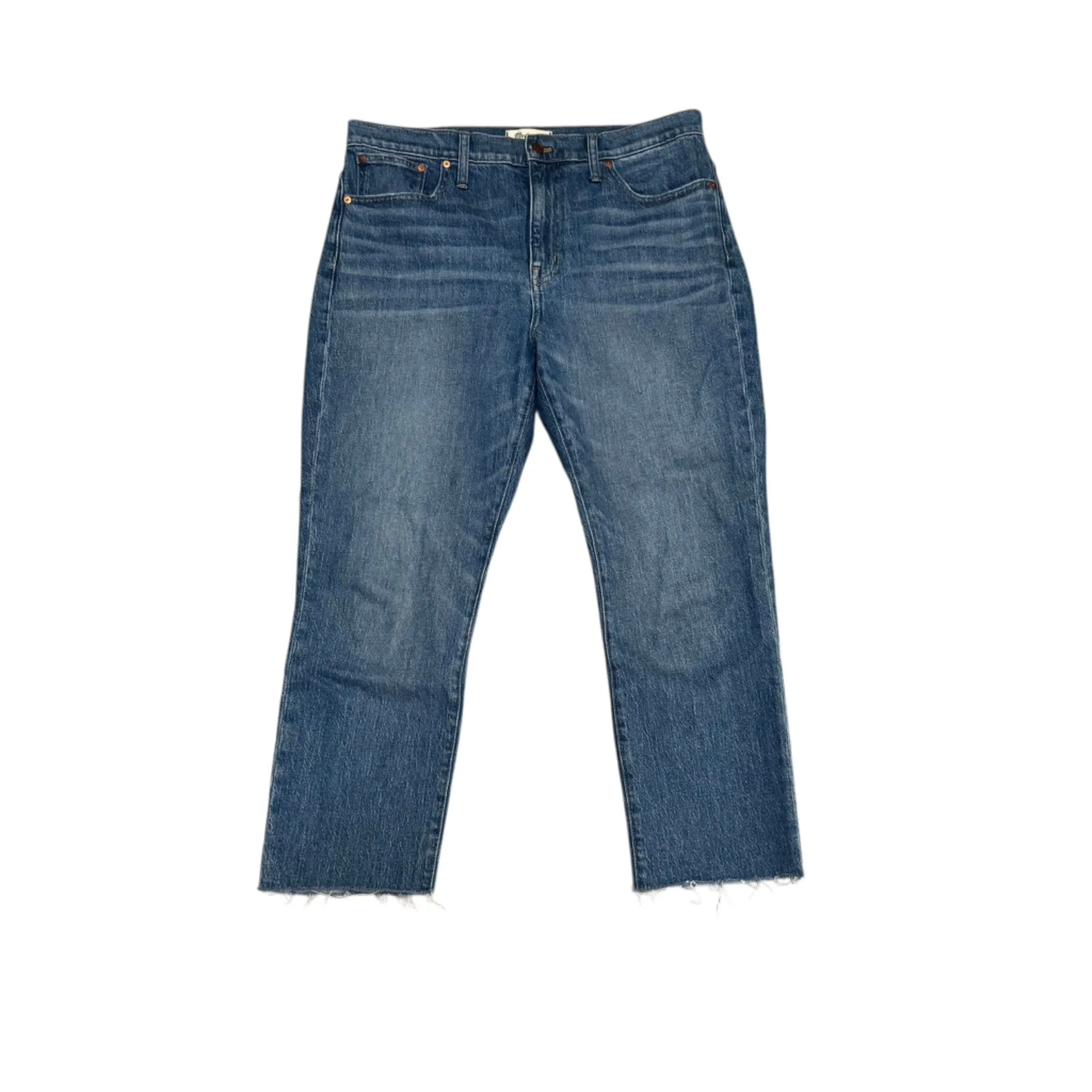 Madewell The High Rise Slim Boyjean Women's Straight Leg Denim Blue Size 31 - Image 3