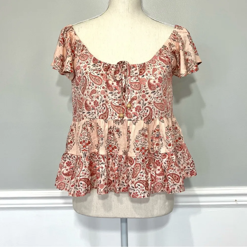 Arnhem The Wander Blouse in Pink Sands Size 6 - Image 4