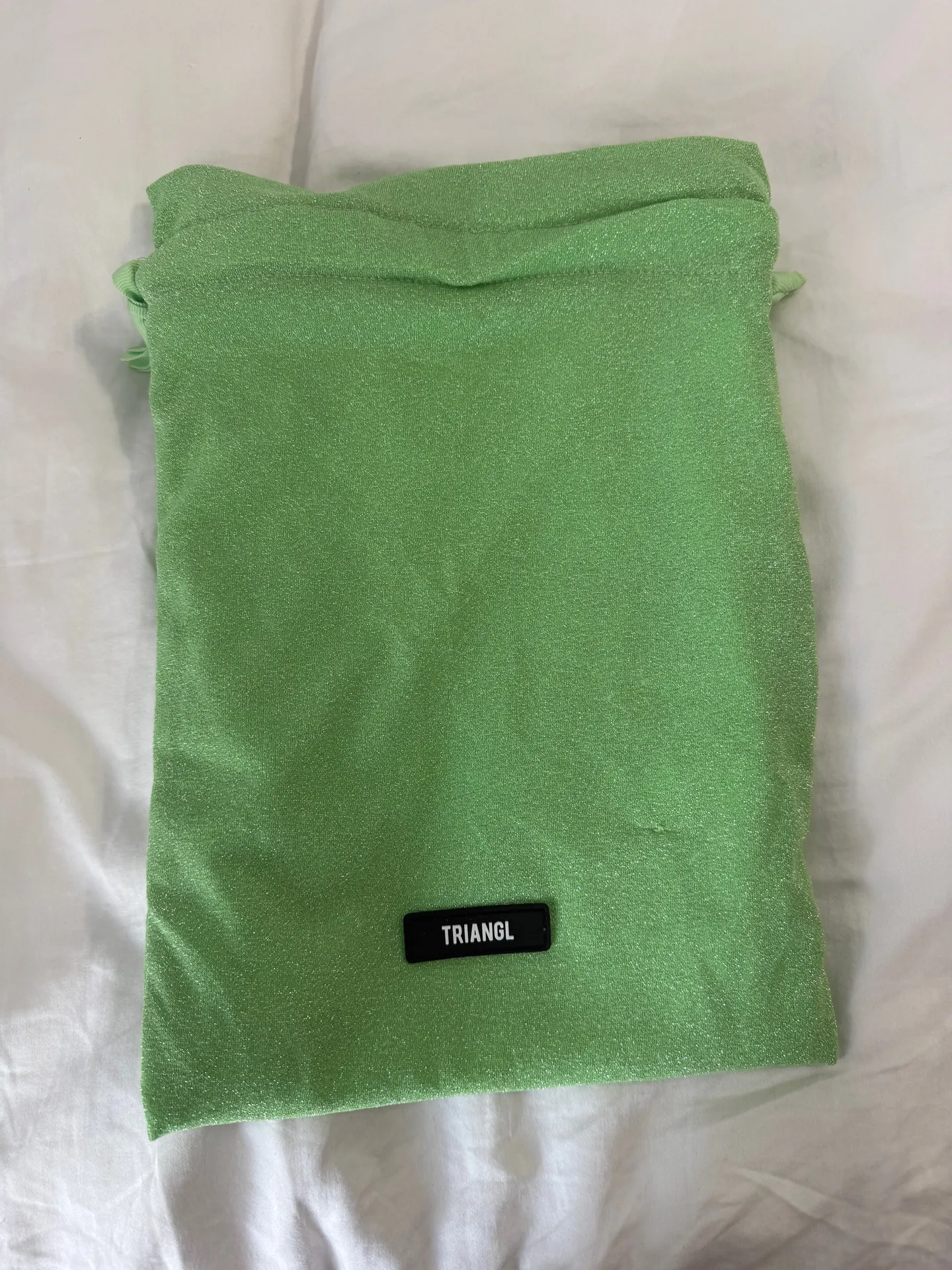 Triangl  Bikini Set Lime Neon Green Mica Sparkle - Image 5