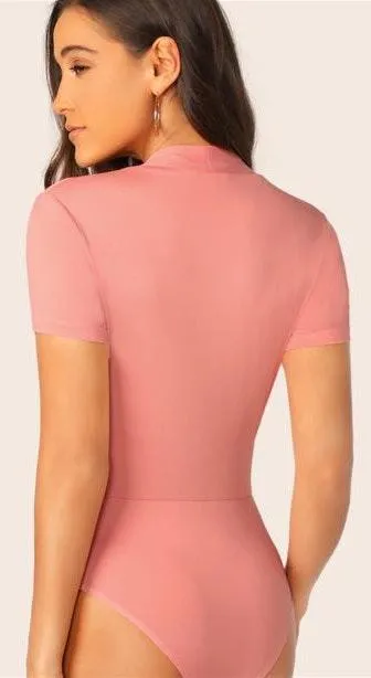 SheIn NWOT Deep V Bodysuit - Image 2