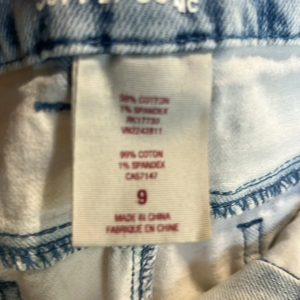 Mossimo Supply Co Denim Shorts Acid Wash Jeans Cutoffs Womens 9 - Image 9