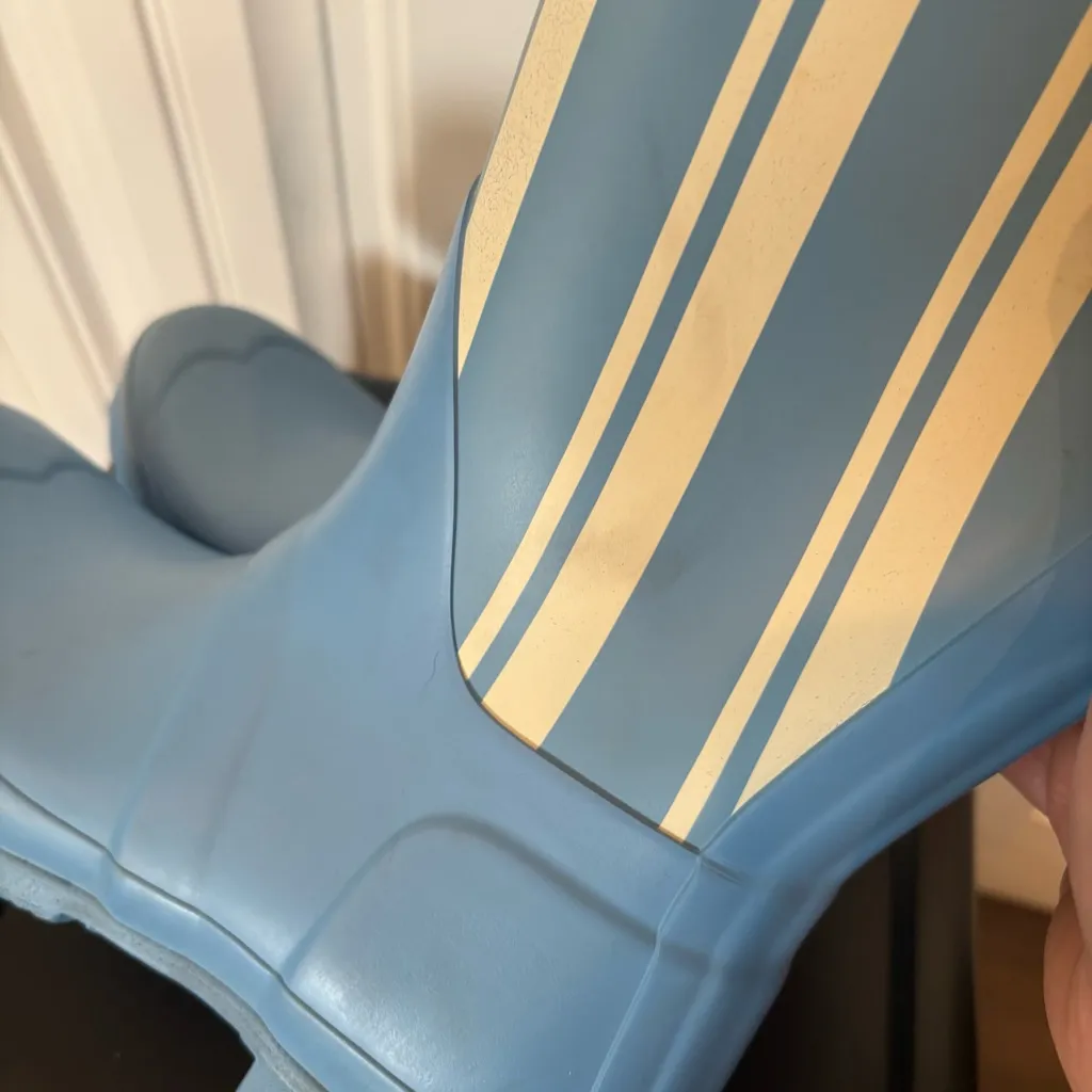 Hunter  Blue And White Garden Stripe Original Tall Size 5 - Image 4