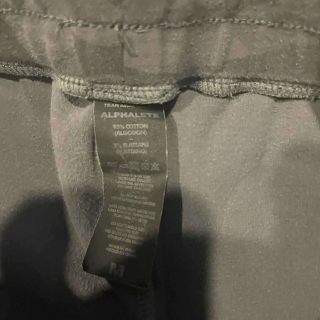 Alphalete Camo Joggers - Grey/Black Camouflage - Size Medium - Image 6