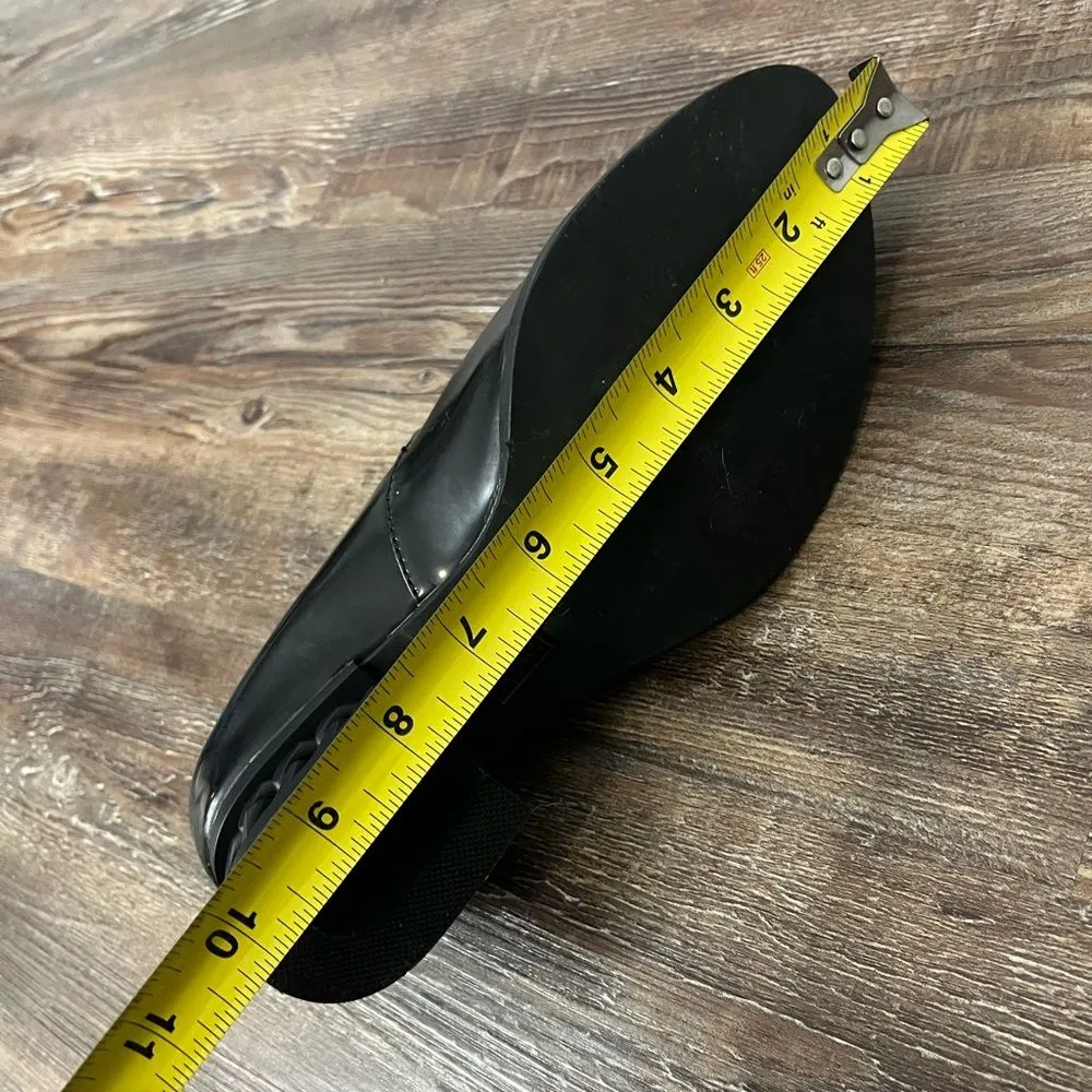 Jeffrey Campbell Leather Black Boots Size 9 - Image 9