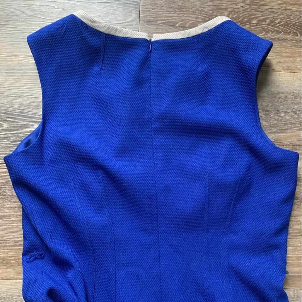 Anne Klein Blue Sheath Dress 12 - Image 5