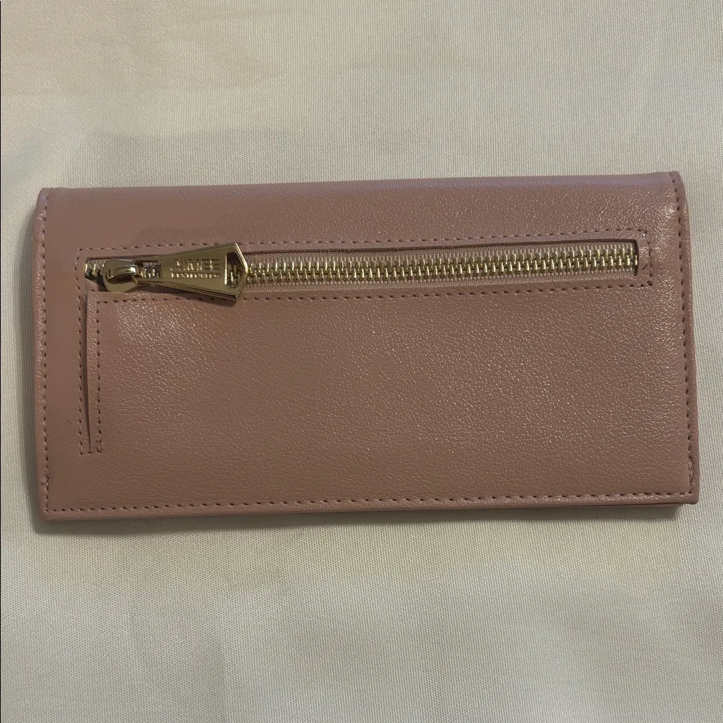 Aimee Kestenberg Leather Wallet Blush EUC - Image 2