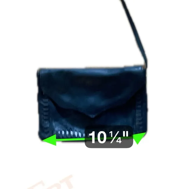 Topshop Black Crossbody Bag. Used - Image 4