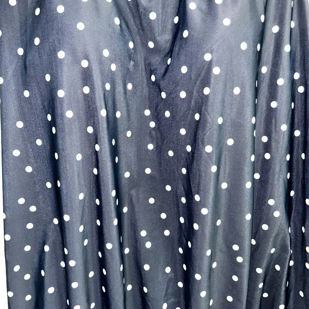 BLOOMCHIC Black With White Polka Dots Swim Top Size 18/20 - Image 3