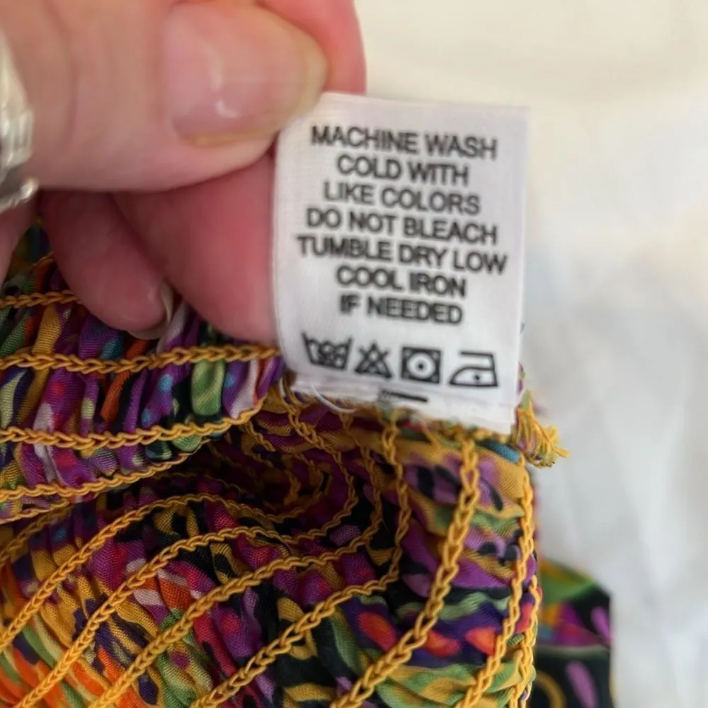 NWT Live 4 truth szS Colorful Leaf Print Two-Piece shorts with tube top set - Image 9