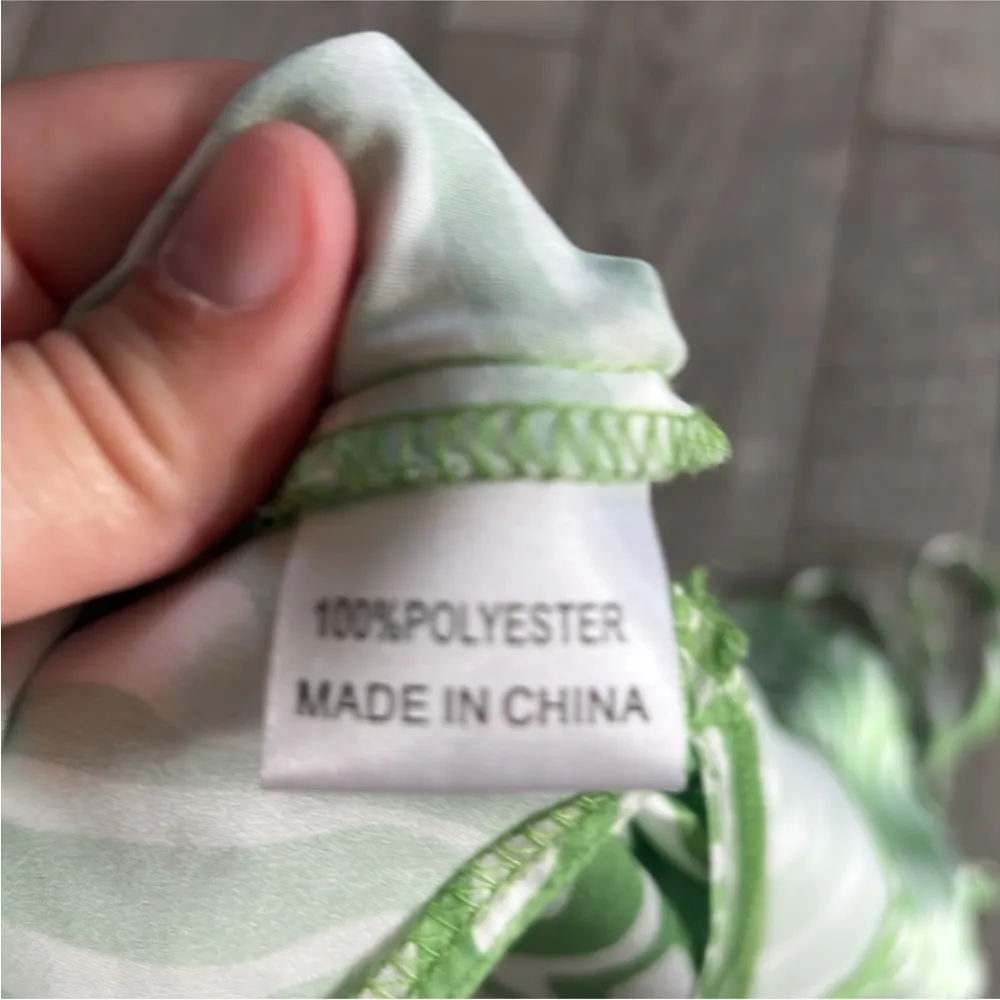 Princess Polly Size 8 Green Mini-Dress. - Image 6