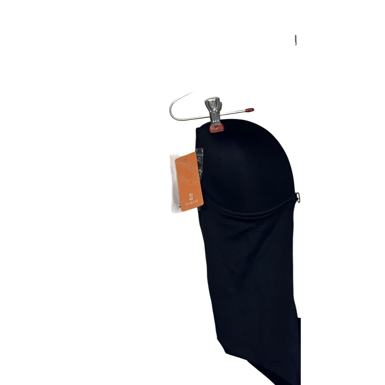 Feelin Girl Women's Black Backless Thong Plunge Shapewear Bodysuit Medium‎ NWT - Image 3