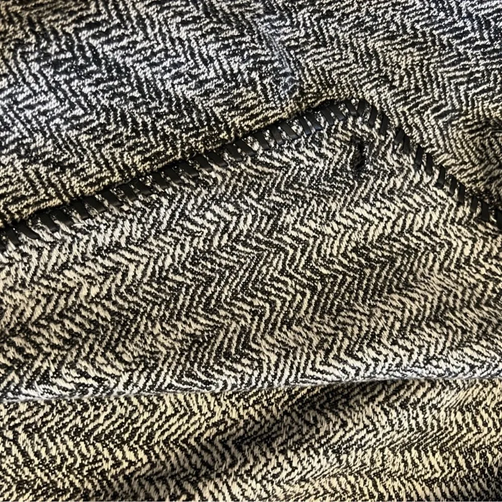 ALL SAINTS HERRINGBONE DESIGN WOOL JACKET - Image 6