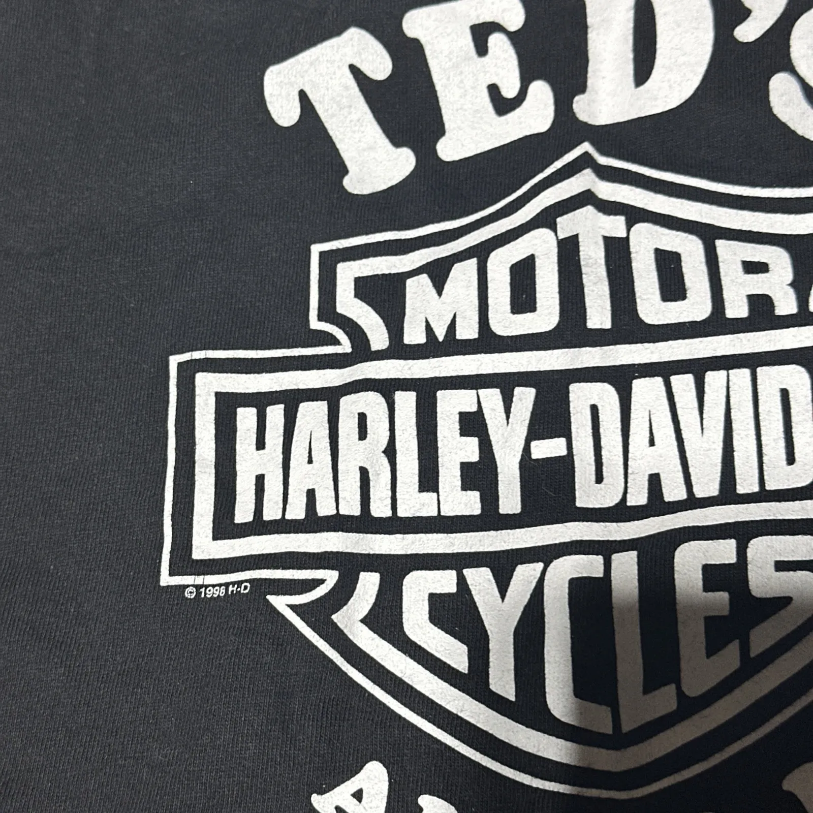 Vintage Harley Davidson Real Women Ride Harleys Black Women's Tank Top SZ S - Image 12