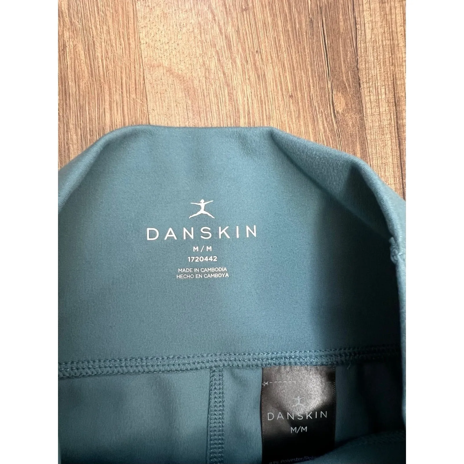 DANSKIN 1720442 SMOKE‎ BLUE BRUSHED CONTOUR LEGGINGS SZ M - Image 6