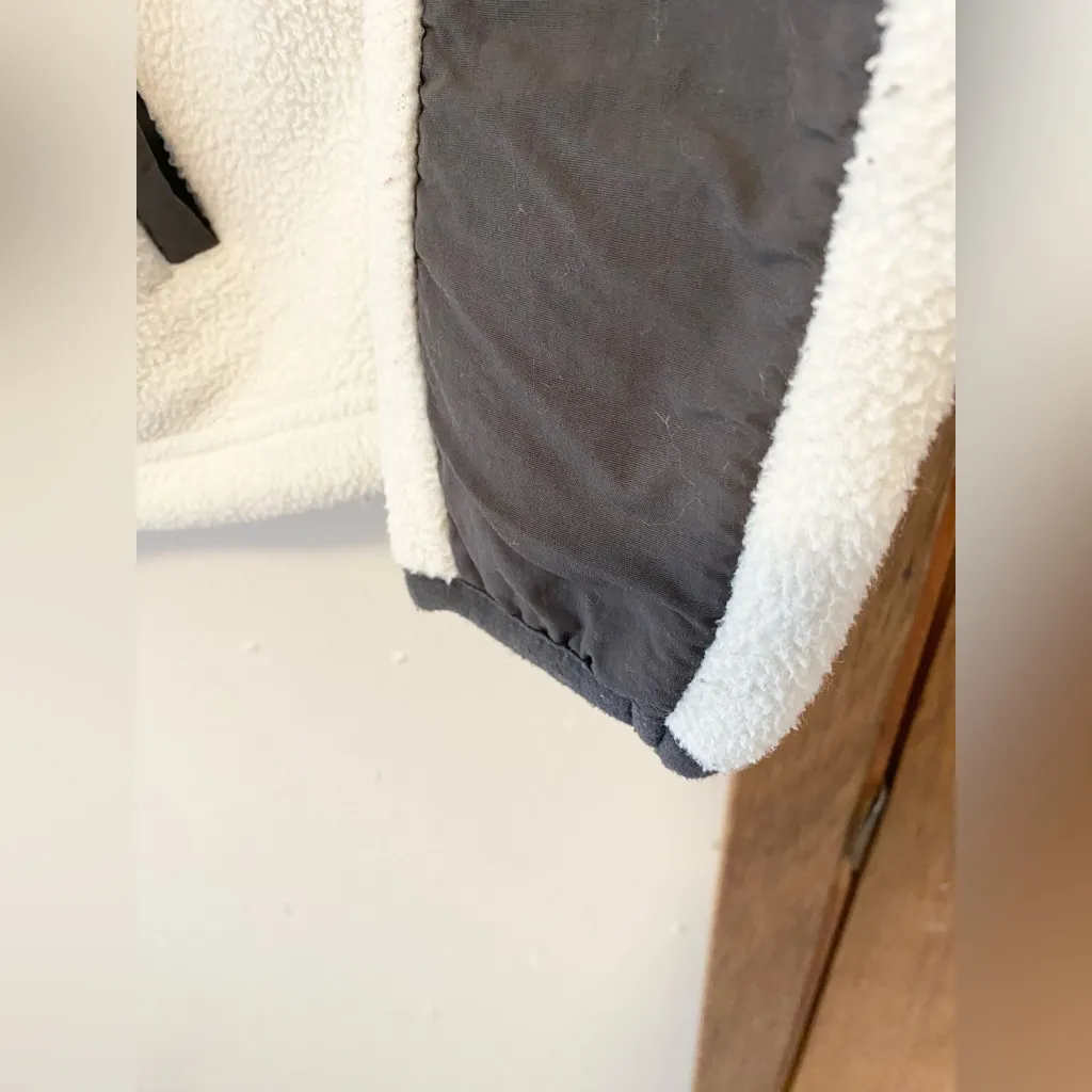 Athletic Works Ladies White/Black Fleece Coat - Image 5