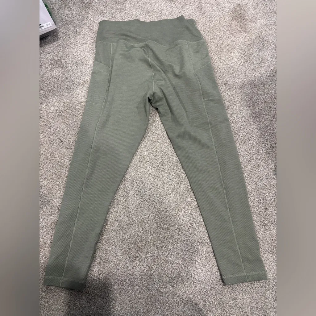 Prana Becksa 7/8 Legging Sage Heather XL Outdoorsy Athleisure Outdoor Hiking - Image 4