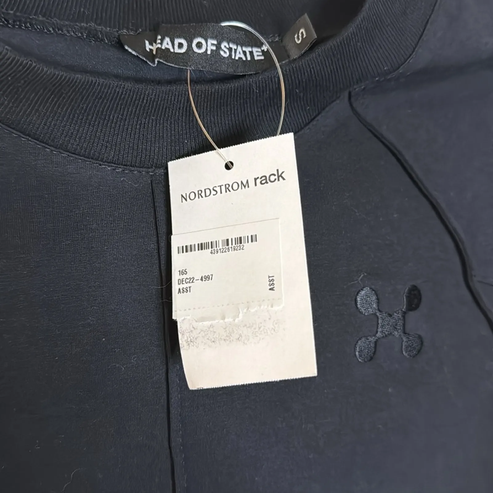 Head of State Gender Inclusive Diamond Front Cutout T - Image 4