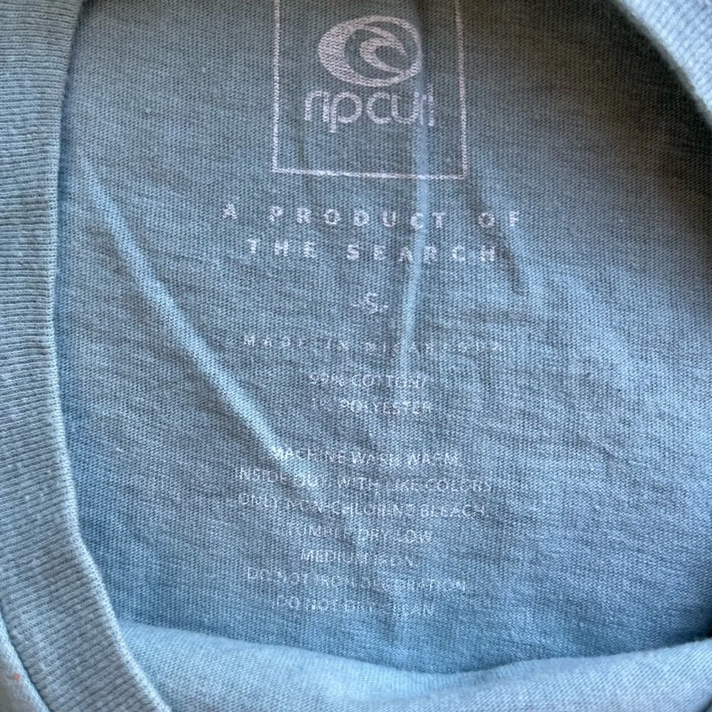 Never Worn: Rip Curl turquoise T shirt CA surfer’s paradise - Image 3