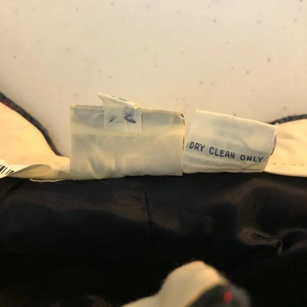 Ann Stevens Womens Pants Blue High Rise Pleated 12 - Image 9