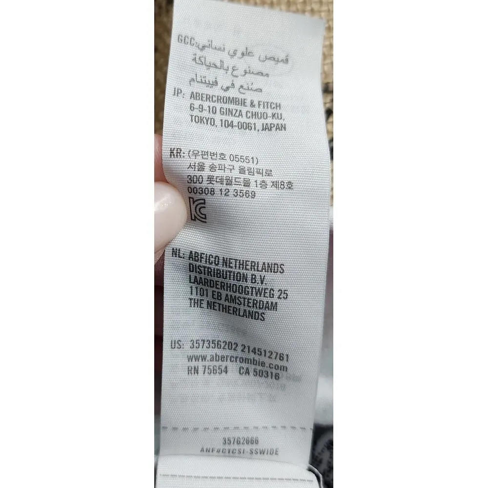 Hollister White Cropped Tank‎ Top Sun Graphic Y2K Summer Festival Aesthetic XS - Image 5