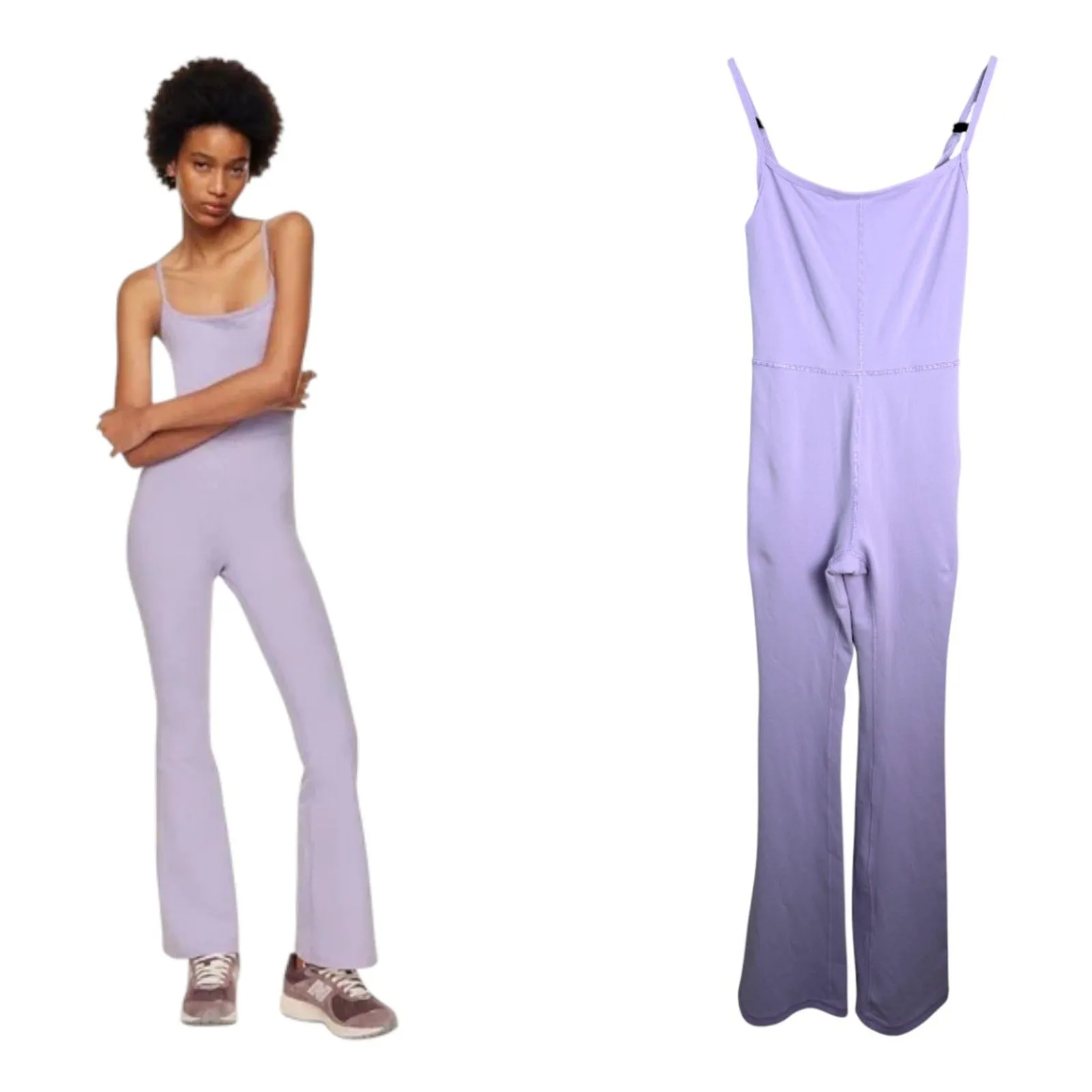 Wilfred Free Aritzia Purple Divinity Jumpsuit Flare Size XS - Image 2