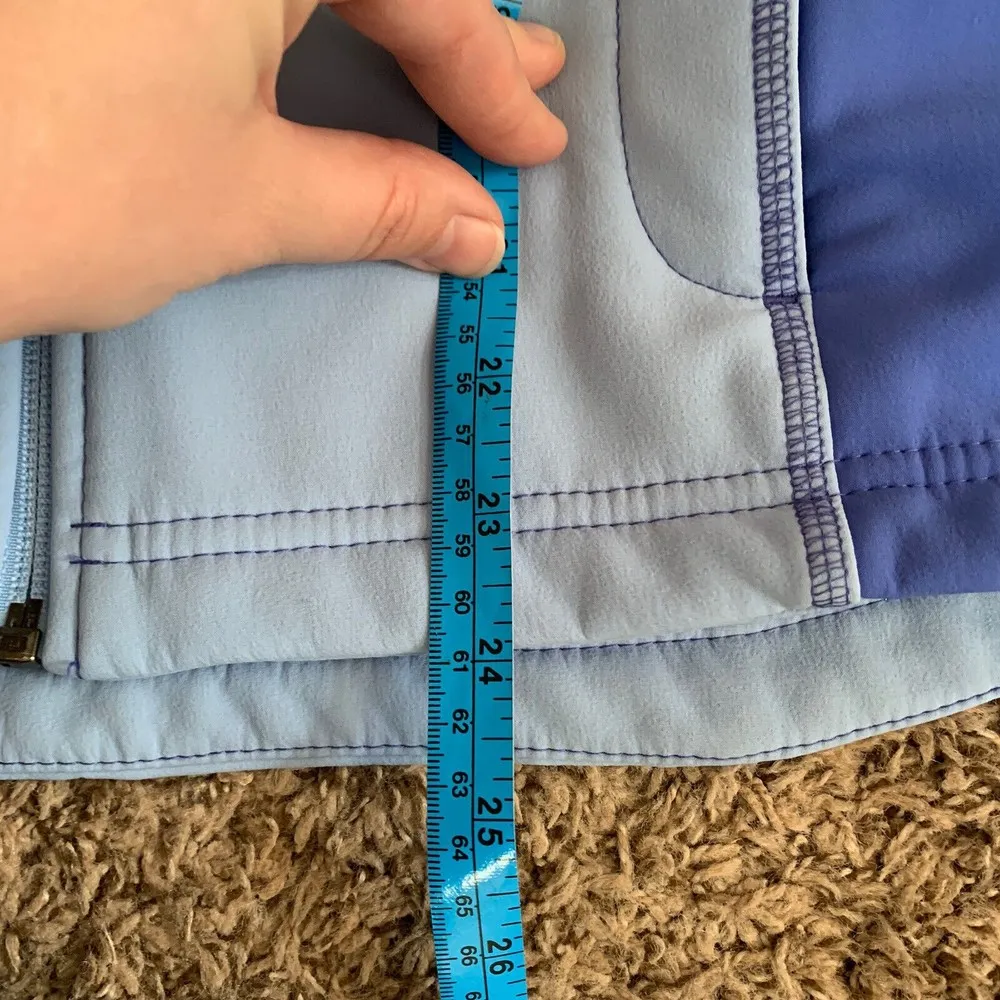 LL Bean Womens Jacket Fleece Lined Windbreaker Soft Shell Blue Size M - Image 5