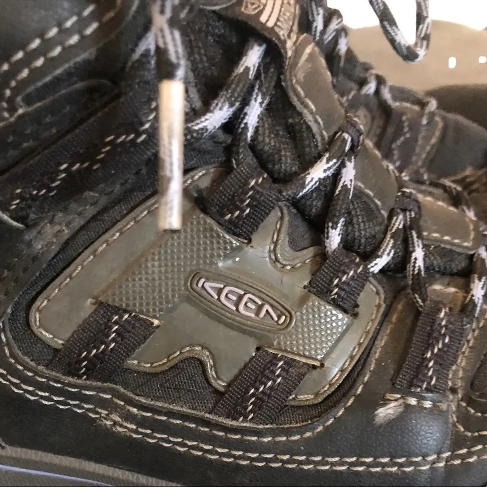 Keen Women's Ridge Flex Waterproof Hiking Boots 7 Black Outdoor Rugged Gorpcore - Image 4