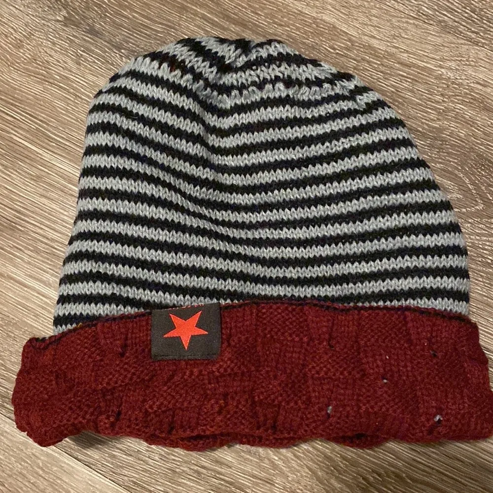 New Winter Hats Beanie for Women with Star Pattern Design Warm Cute Knit Winter Gray - Image 5