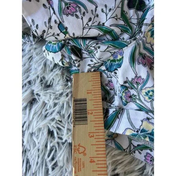 Loft Outlet Shorts‎ Womens Size 12P Floral Print Mid Rise Casual - Image 7