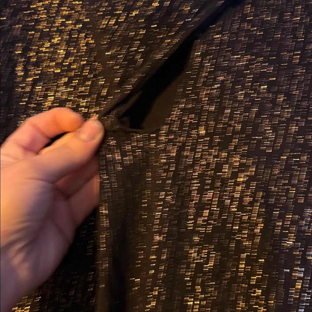 Spense Black Shimmer Long Sleeve Dress Size undefined - Image 4