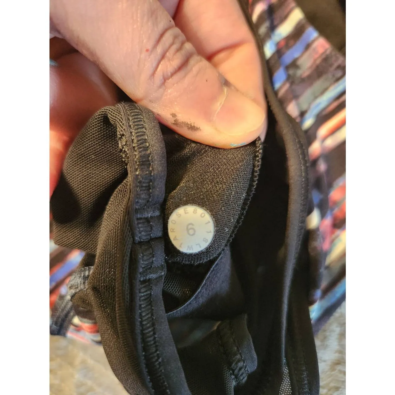 Lululemon Women’s Break Free Tank Nulux in Hinshu Alpine White Multi Size 6 - Image 3