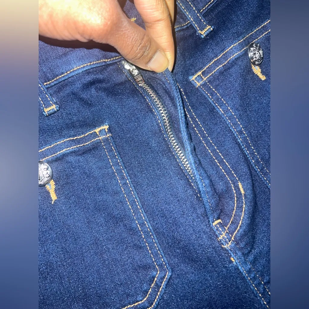 Veronica Beard  Carson Ankle Classic Blue Flared Jeans size 27 - Image 5