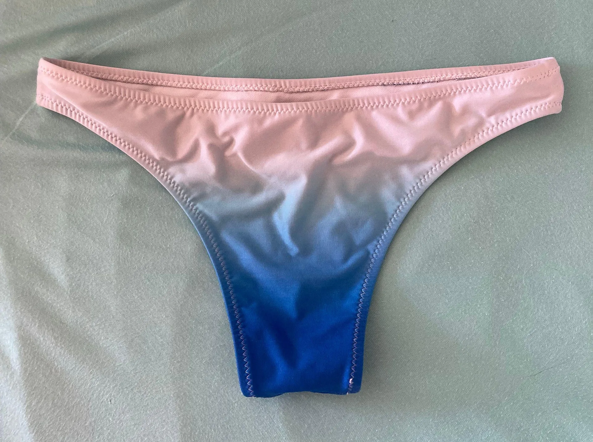 Blue And White Bikini Size M - Image 4