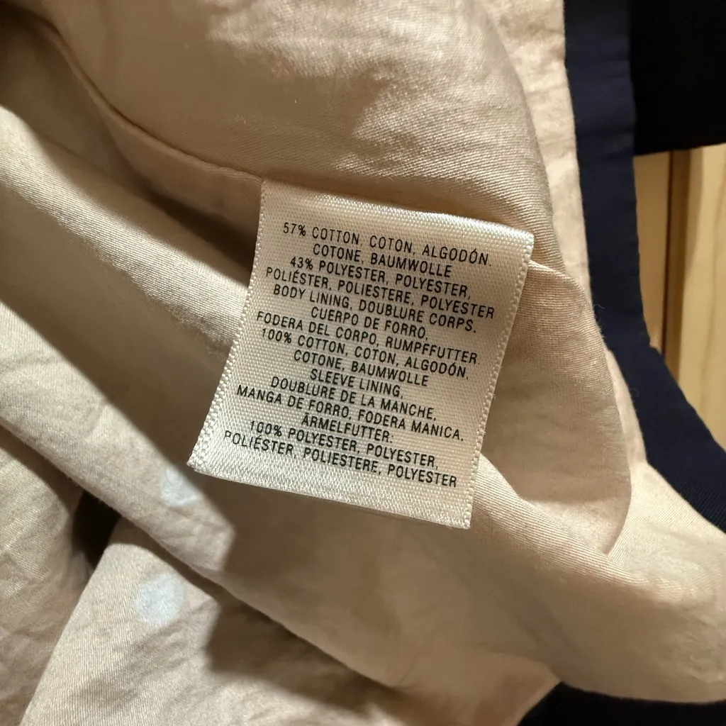 Anthropologie, Elevenses - Navy Double-Breasted Women's Trench Coat - 2 - Image 10