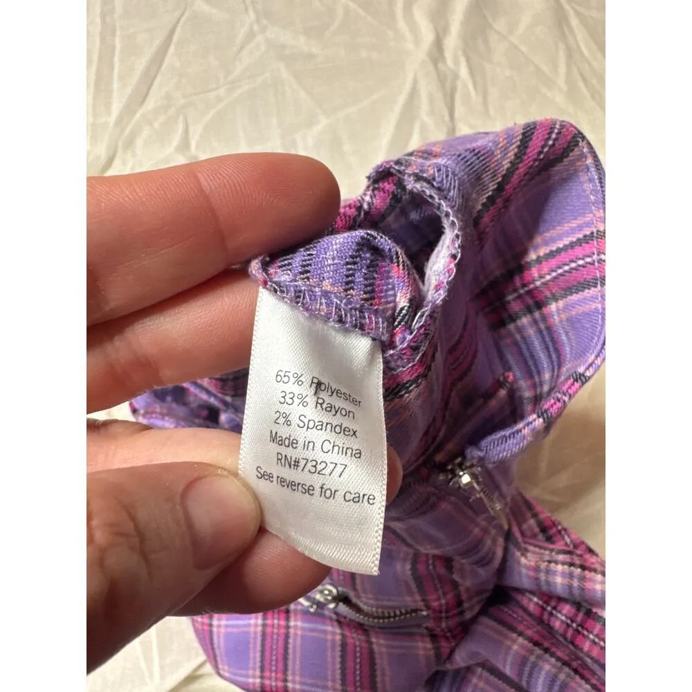 SO Plaid Flare Pants - Image 9