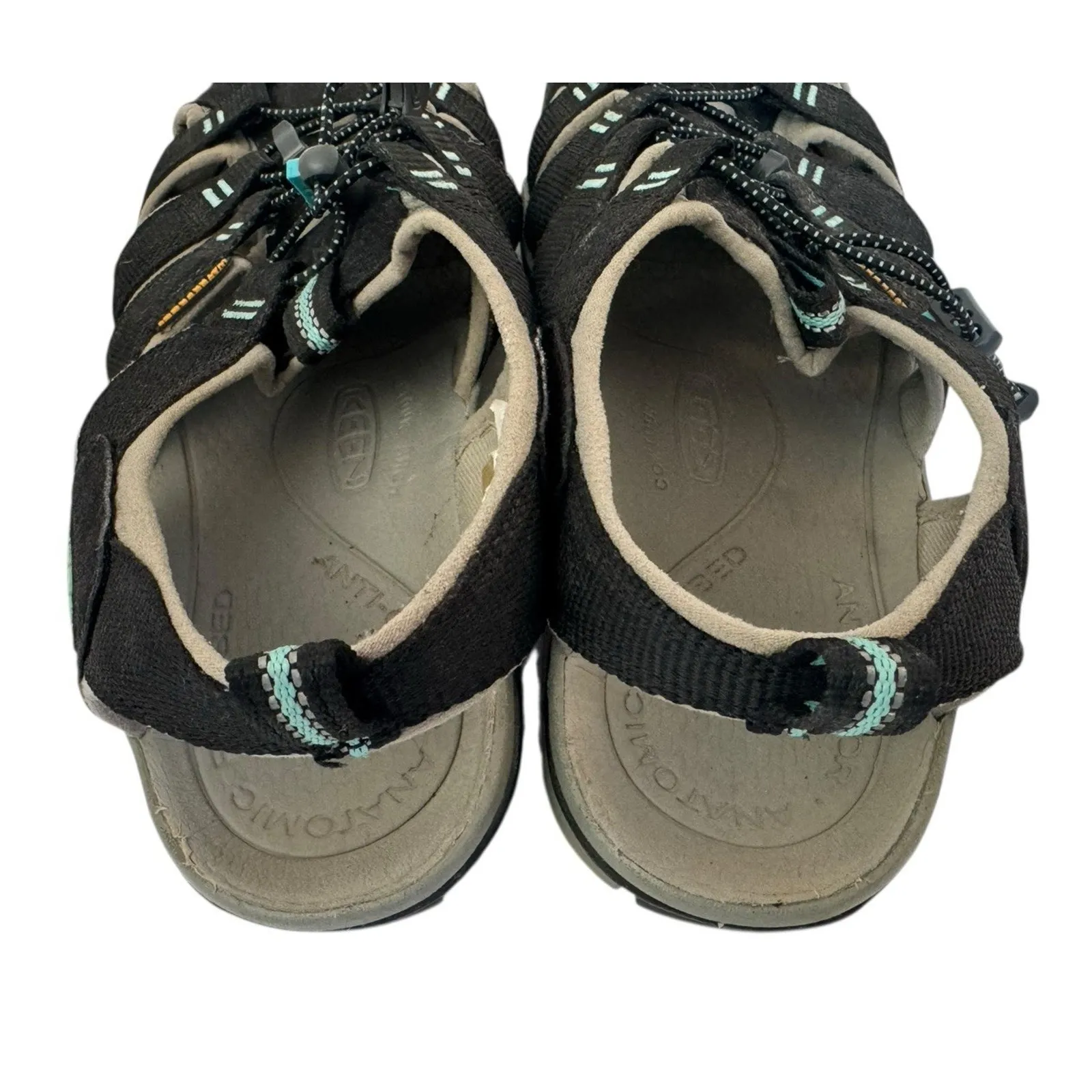 KEEN Clearwater CNX Leather Comfort Contour Sandals Hike Beach Summer Women 9.5 - Image 6