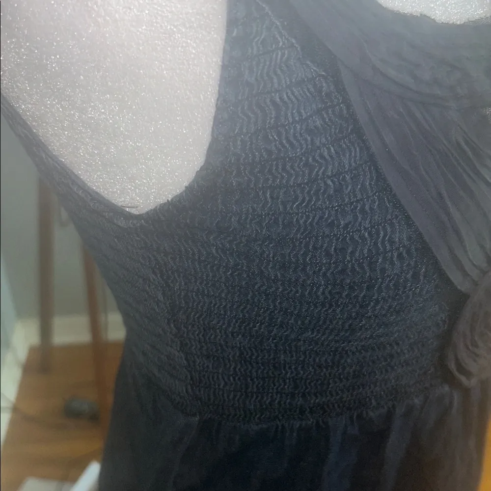 Calvin Klein Charcoal Sleeveless Midi Dress - Image 4