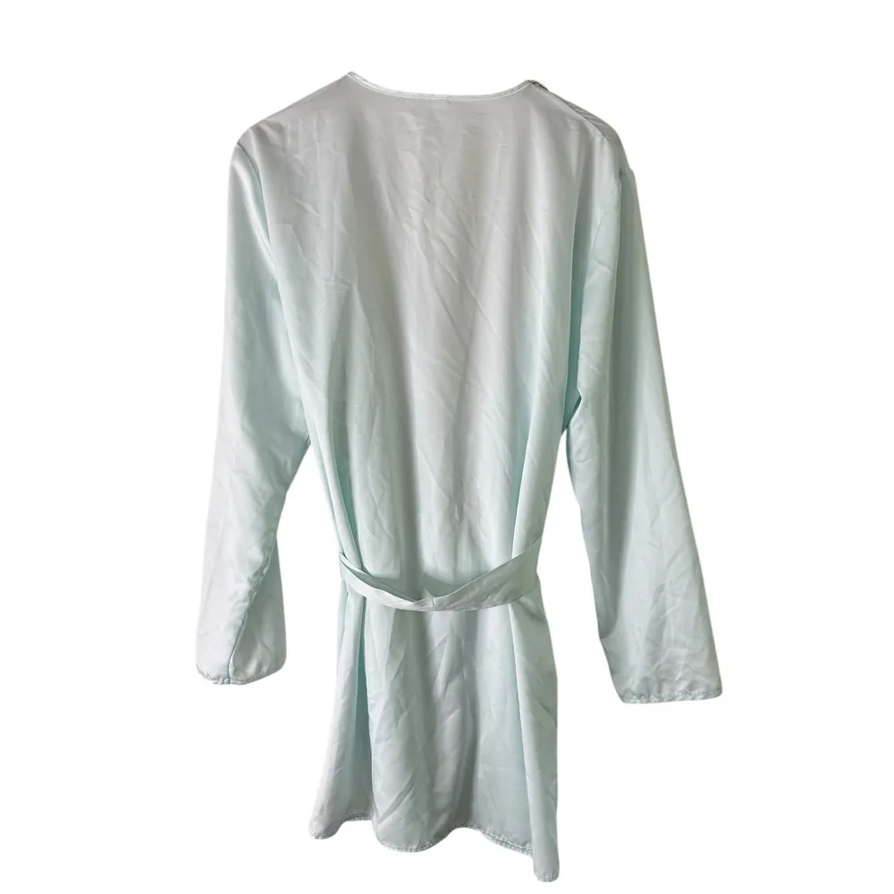 Flora Nikrooz Robe Lingerie Lace Trim Lightweight Loungewear Cover Up L/XL - Image 8