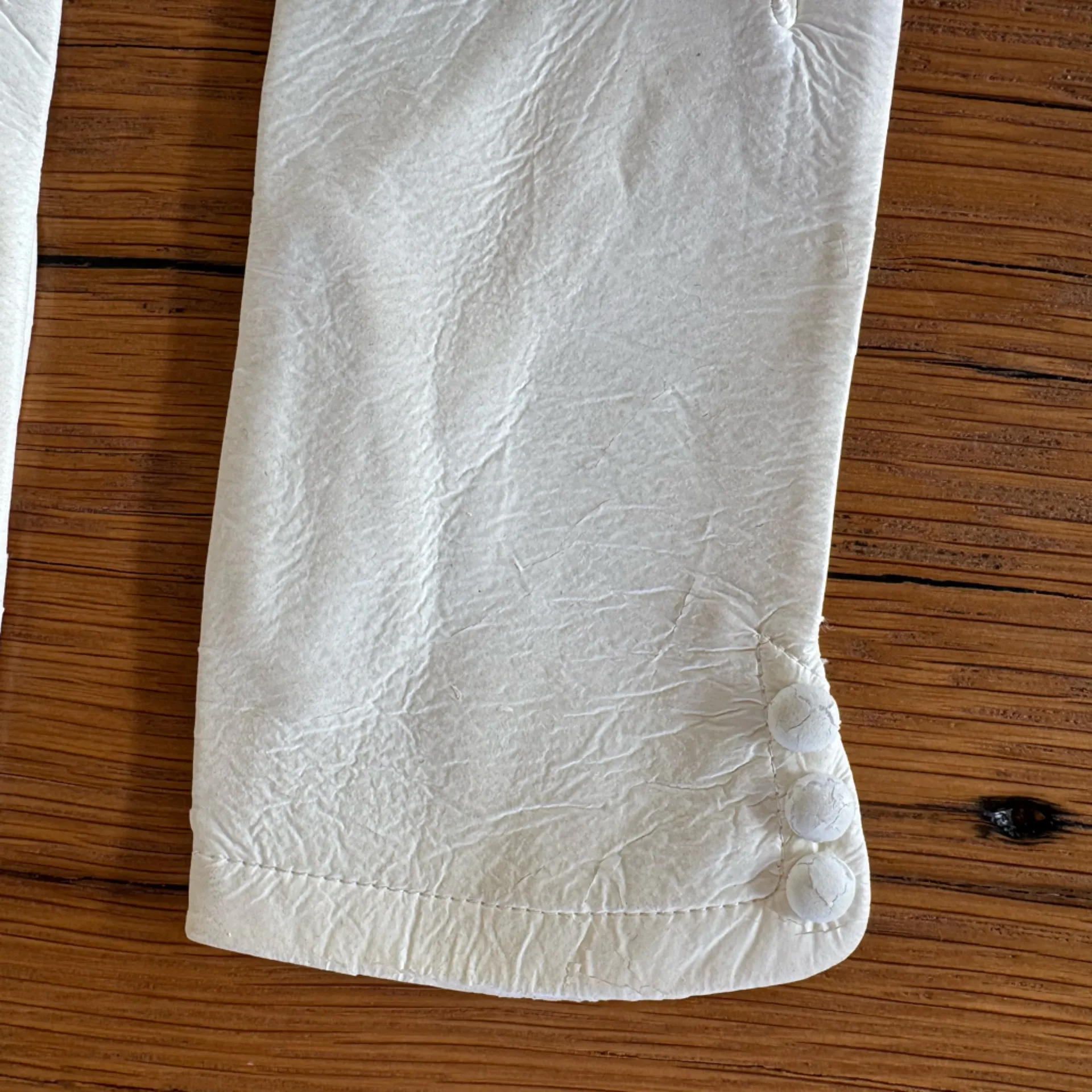 Christian Dior Vintage White Gloves - Image 4