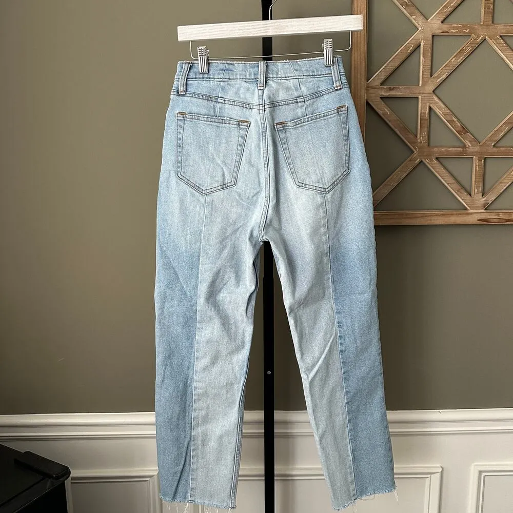 Abercrombie & Fitch Curve Love Ankle Straight Ultra High Rise 27 /4 - Image 5