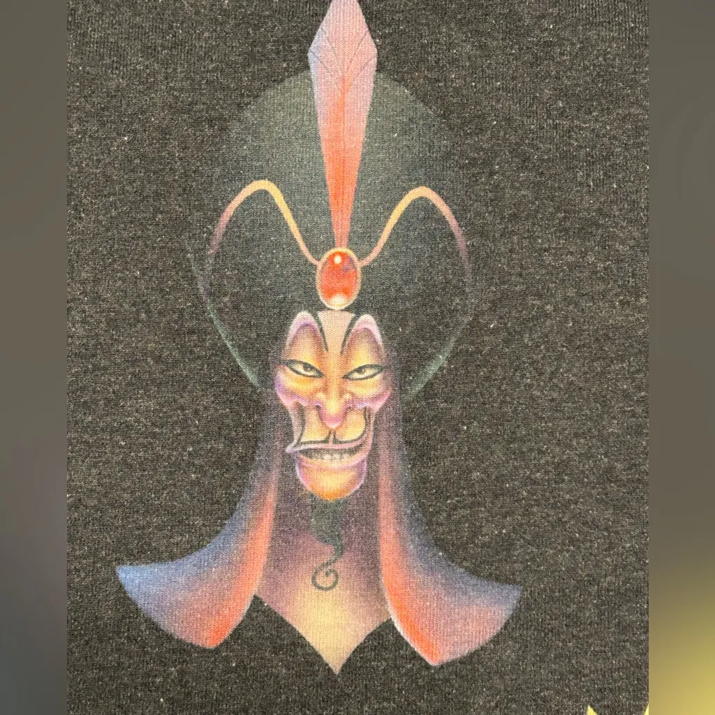 Disney villains spirt jersey up to no good Evil Ursula, Jafar, and Hades NWOT M - Image 6