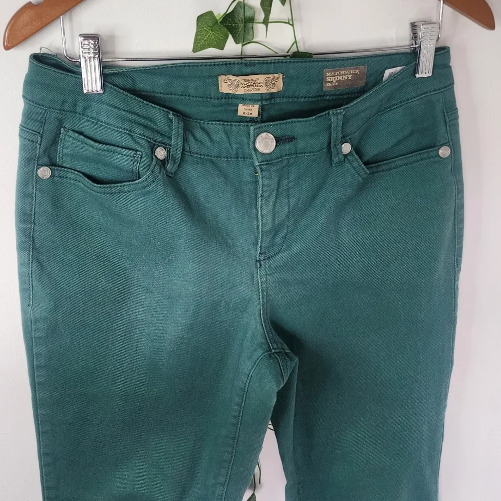 Nine West Vintage America Green Matchstick Skinny Jeans - Image 2