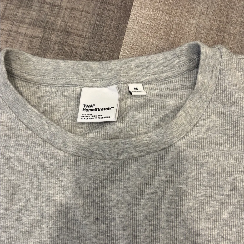 Aritzia TMA Homestretch grey tee - Image 2