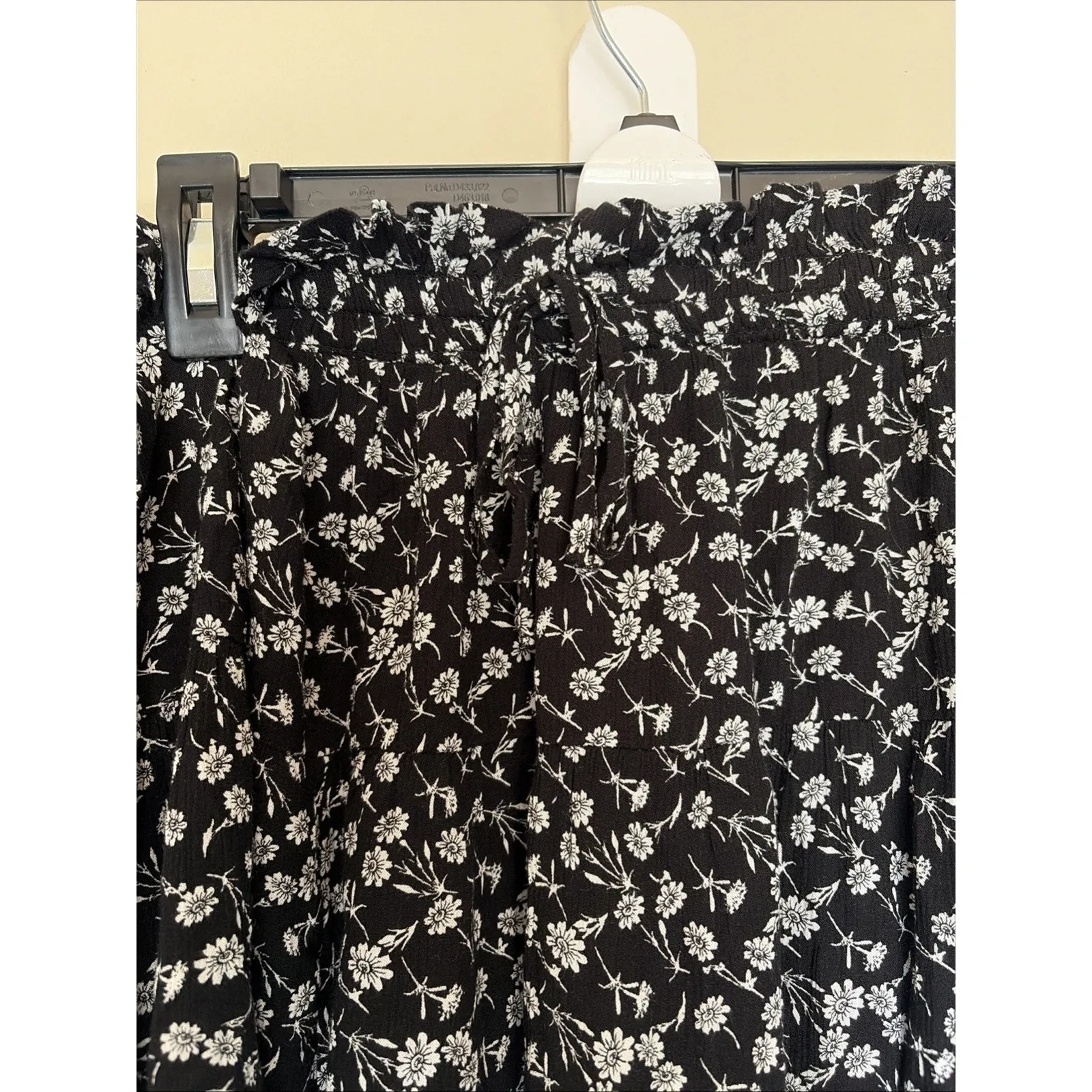 SO Black‎ Allover Floral Flower Tiered Cottagecore Prairie Mini Skirt XL NEW NWT - Image 3