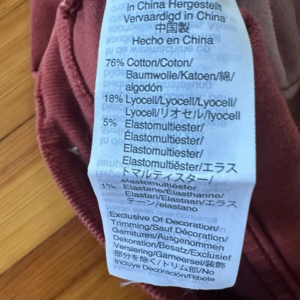 Madewell Cali Demi-Boot Corduroy Jeans in Canterbury Red Size 28 - Image 9